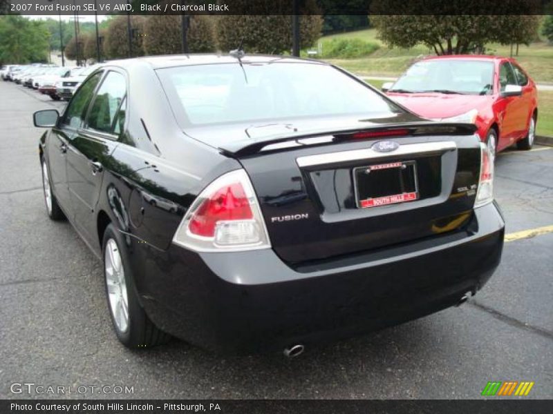 Black / Charcoal Black 2007 Ford Fusion SEL V6 AWD