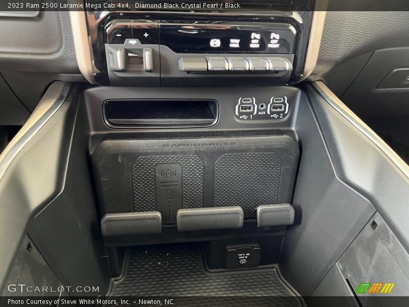 Controls of 2023 2500 Laramie Mega Cab 4x4
