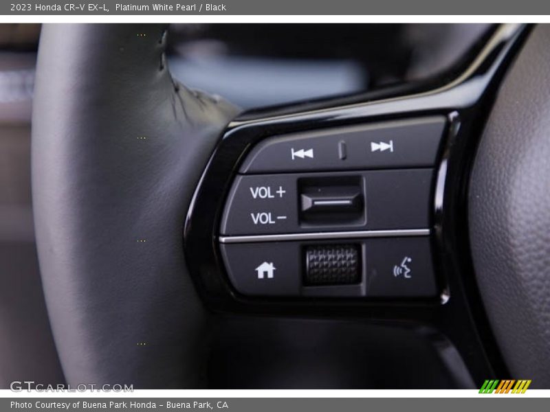 Platinum White Pearl / Black 2023 Honda CR-V EX-L