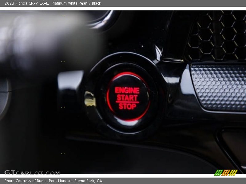 Platinum White Pearl / Black 2023 Honda CR-V EX-L