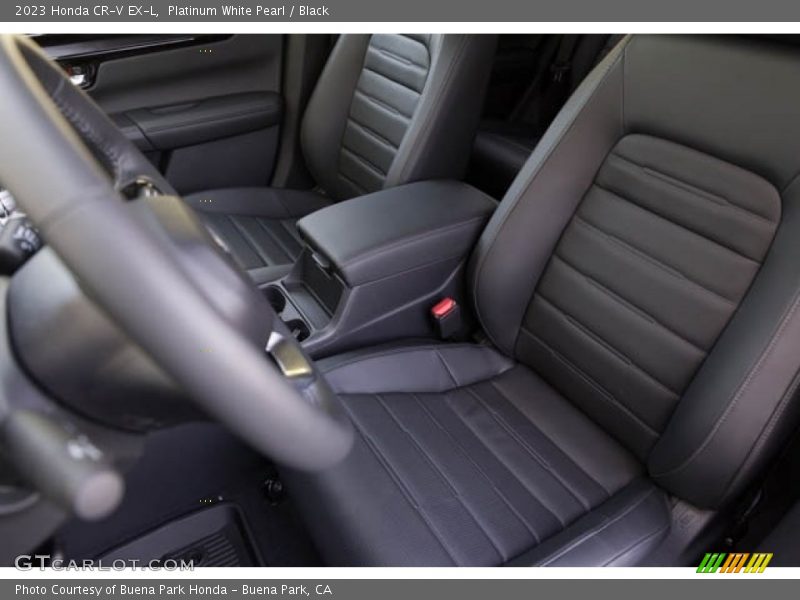 Platinum White Pearl / Black 2023 Honda CR-V EX-L