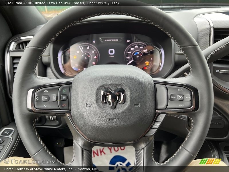  2023 4500 Limited Crew Cab 4x4 Chassis Steering Wheel