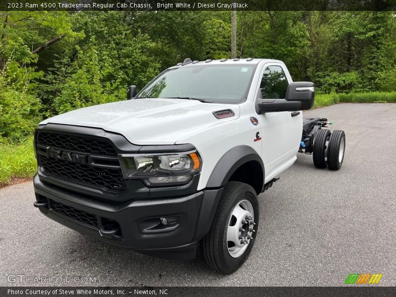 Bright White / Diesel Gray/Black 2023 Ram 4500 Tradesman Regular Cab Chassis