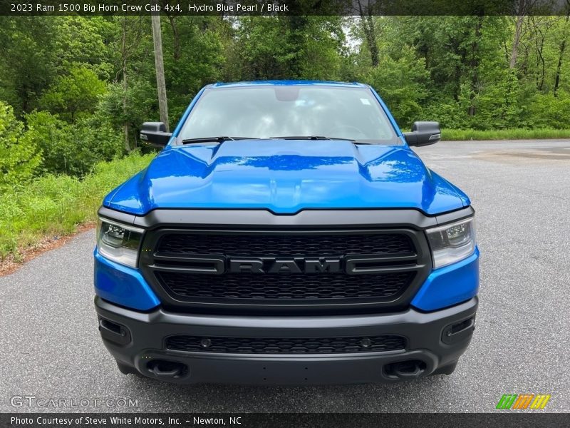 Hydro Blue Pearl / Black 2023 Ram 1500 Big Horn Crew Cab 4x4