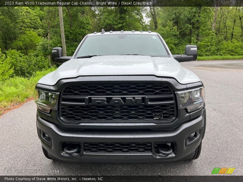 Bright White / Diesel Gray/Black 2023 Ram 4500 Tradesman Regular Cab Chassis