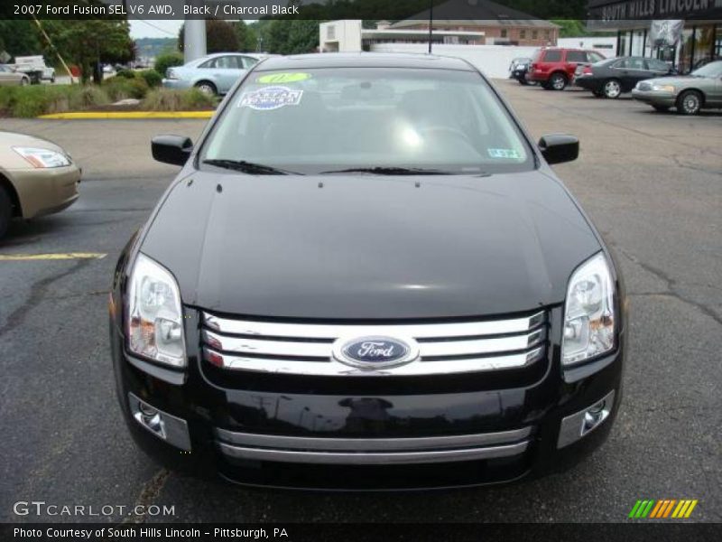 Black / Charcoal Black 2007 Ford Fusion SEL V6 AWD