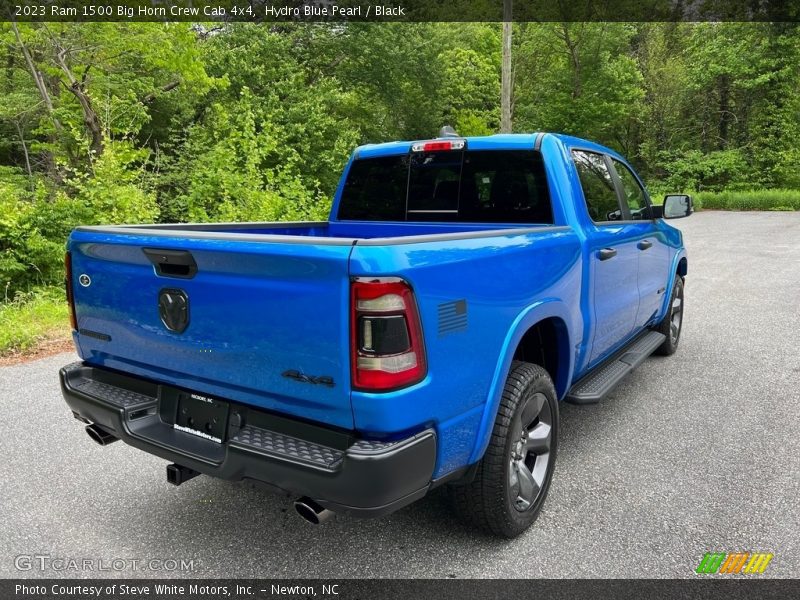 Hydro Blue Pearl / Black 2023 Ram 1500 Big Horn Crew Cab 4x4