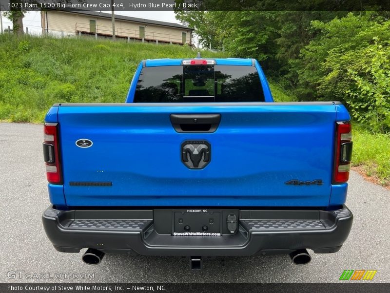 Hydro Blue Pearl / Black 2023 Ram 1500 Big Horn Crew Cab 4x4