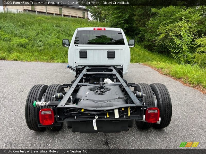 Bright White / Diesel Gray/Black 2023 Ram 4500 Tradesman Regular Cab Chassis
