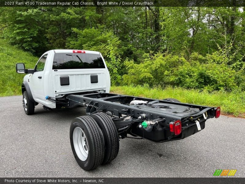 Bright White / Diesel Gray/Black 2023 Ram 4500 Tradesman Regular Cab Chassis