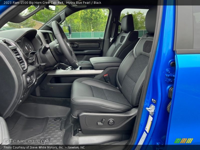 Hydro Blue Pearl / Black 2023 Ram 1500 Big Horn Crew Cab 4x4