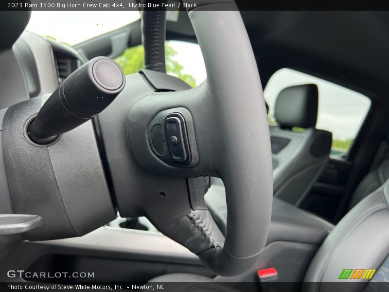 Hydro Blue Pearl / Black 2023 Ram 1500 Big Horn Crew Cab 4x4
