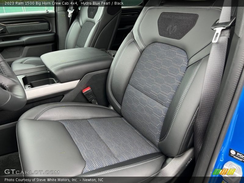 Hydro Blue Pearl / Black 2023 Ram 1500 Big Horn Crew Cab 4x4