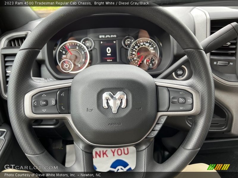  2023 4500 Tradesman Regular Cab Chassis Steering Wheel