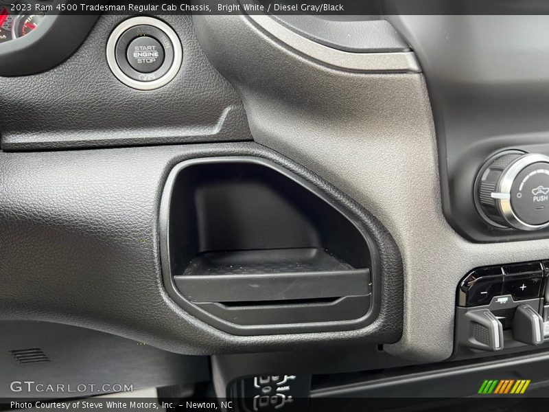 Bright White / Diesel Gray/Black 2023 Ram 4500 Tradesman Regular Cab Chassis