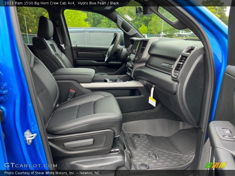Hydro Blue Pearl / Black 2023 Ram 1500 Big Horn Crew Cab 4x4