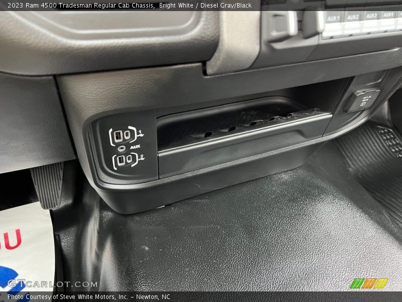 Bright White / Diesel Gray/Black 2023 Ram 4500 Tradesman Regular Cab Chassis