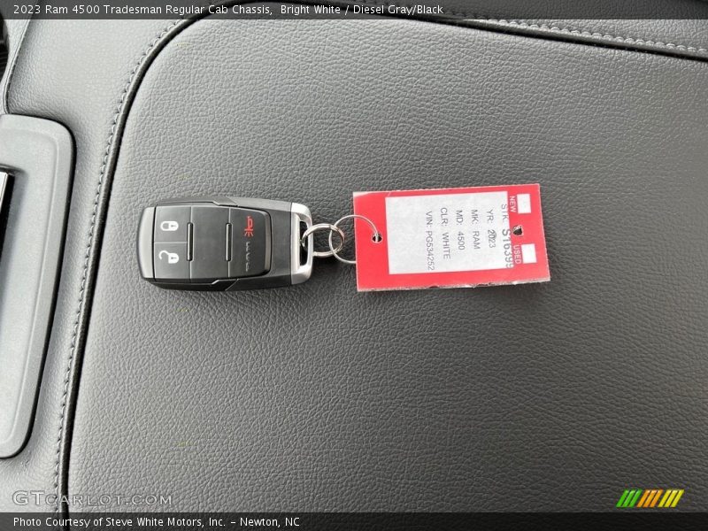 Keys of 2023 4500 Tradesman Regular Cab Chassis