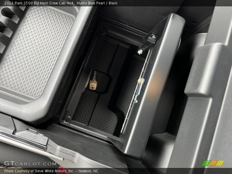 Hydro Blue Pearl / Black 2023 Ram 1500 Big Horn Crew Cab 4x4