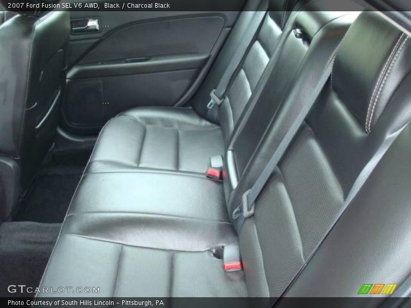 Black / Charcoal Black 2007 Ford Fusion SEL V6 AWD