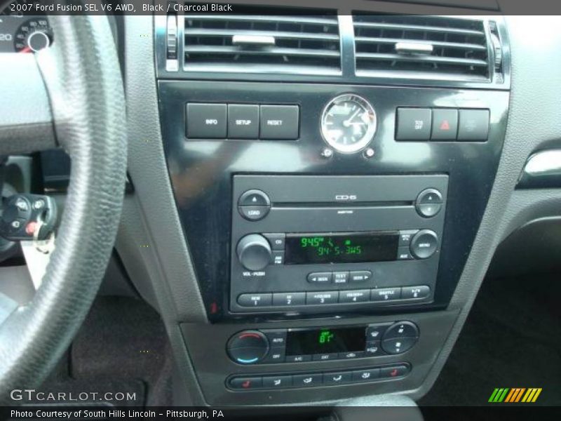 Black / Charcoal Black 2007 Ford Fusion SEL V6 AWD