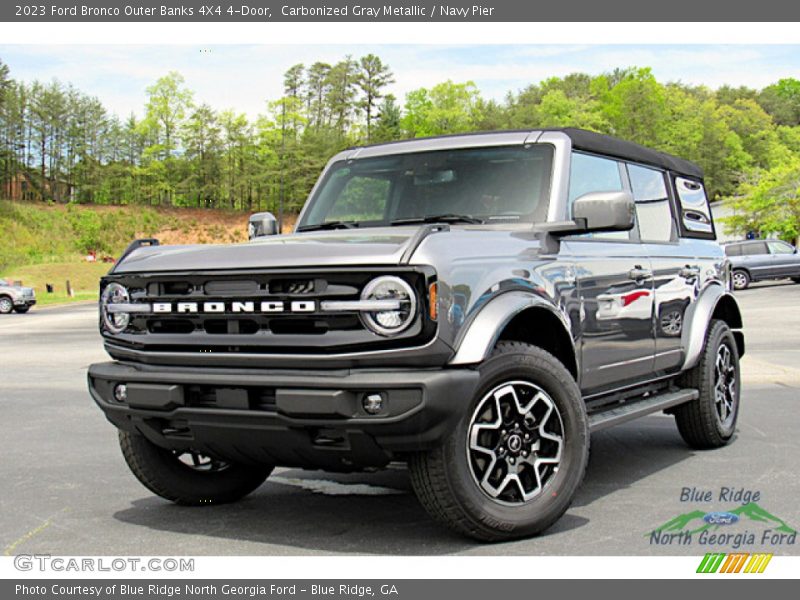 Carbonized Gray Metallic / Navy Pier 2023 Ford Bronco Outer Banks 4X4 4-Door