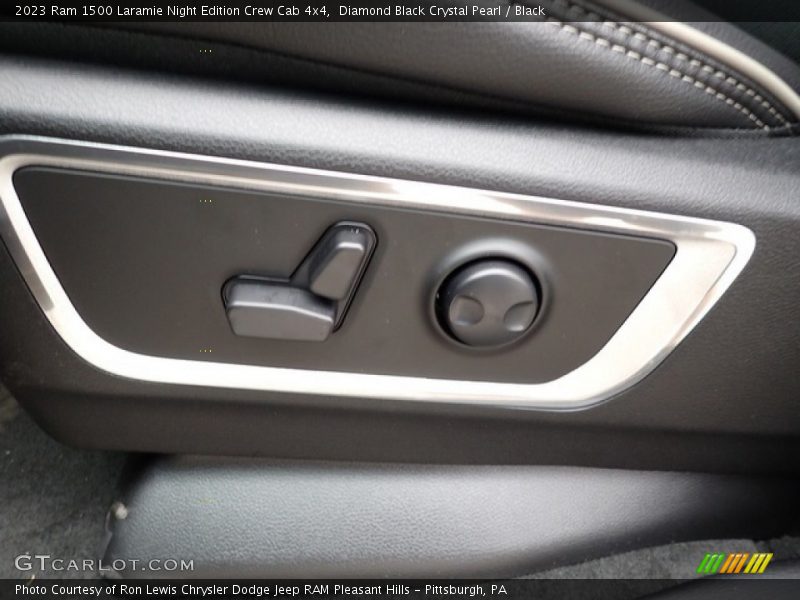 Diamond Black Crystal Pearl / Black 2023 Ram 1500 Laramie Night Edition Crew Cab 4x4