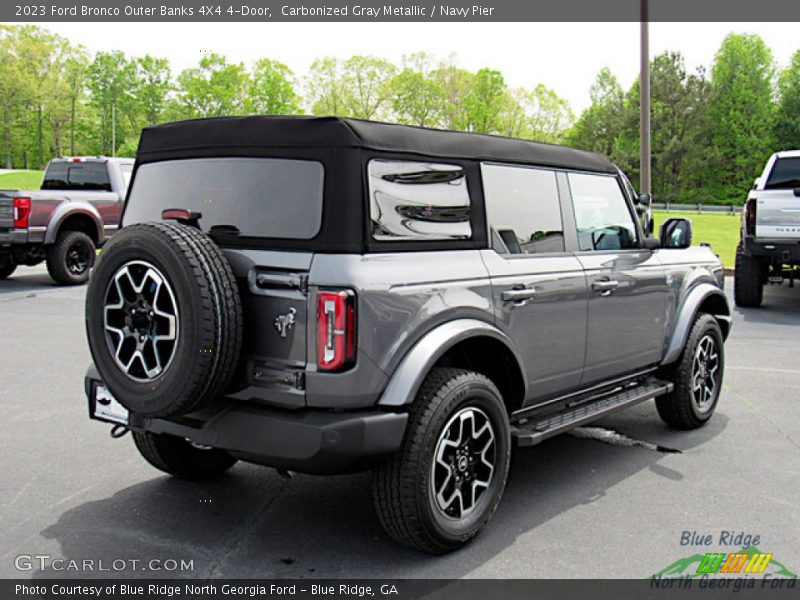 Carbonized Gray Metallic / Navy Pier 2023 Ford Bronco Outer Banks 4X4 4-Door