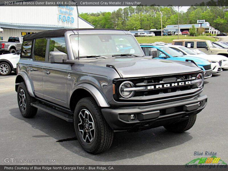 Carbonized Gray Metallic / Navy Pier 2023 Ford Bronco Outer Banks 4X4 4-Door