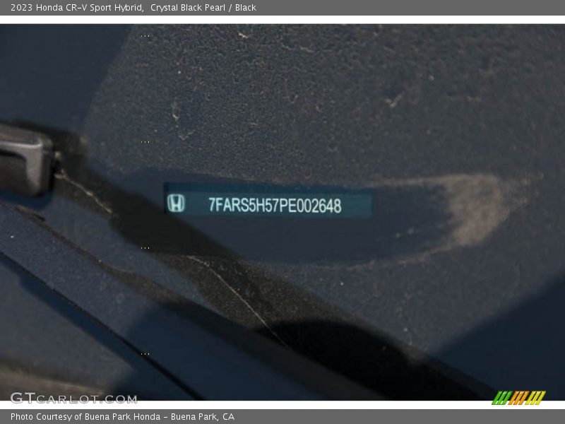 Crystal Black Pearl / Black 2023 Honda CR-V Sport Hybrid