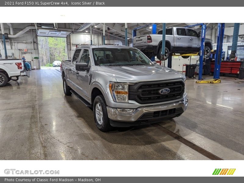Iconic Silver / Black 2021 Ford F150 XL SuperCrew 4x4