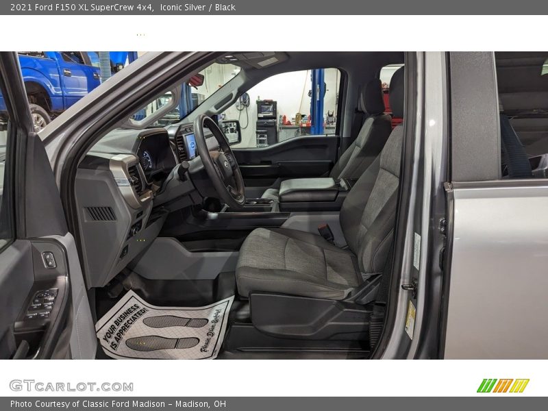 Iconic Silver / Black 2021 Ford F150 XL SuperCrew 4x4