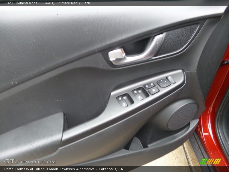 Ultimate Red / Black 2023 Hyundai Kona SEL AWD