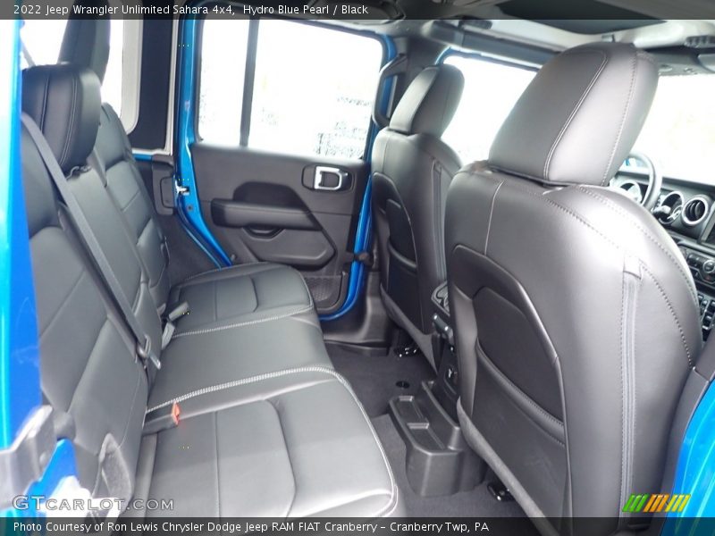 Hydro Blue Pearl / Black 2022 Jeep Wrangler Unlimited Sahara 4x4