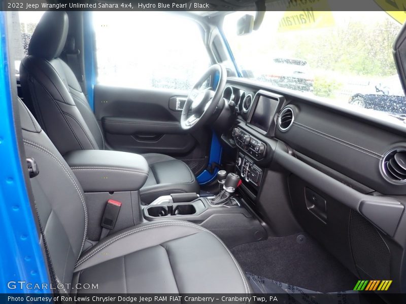 Hydro Blue Pearl / Black 2022 Jeep Wrangler Unlimited Sahara 4x4