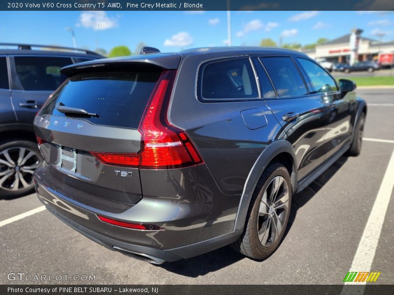 Pine Grey Metallic / Blonde 2020 Volvo V60 Cross Country T5 AWD