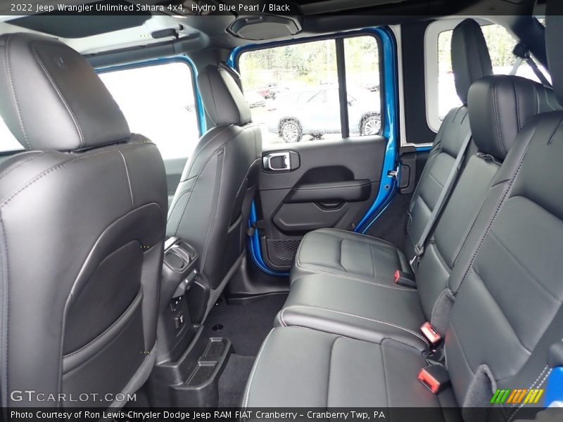 Hydro Blue Pearl / Black 2022 Jeep Wrangler Unlimited Sahara 4x4