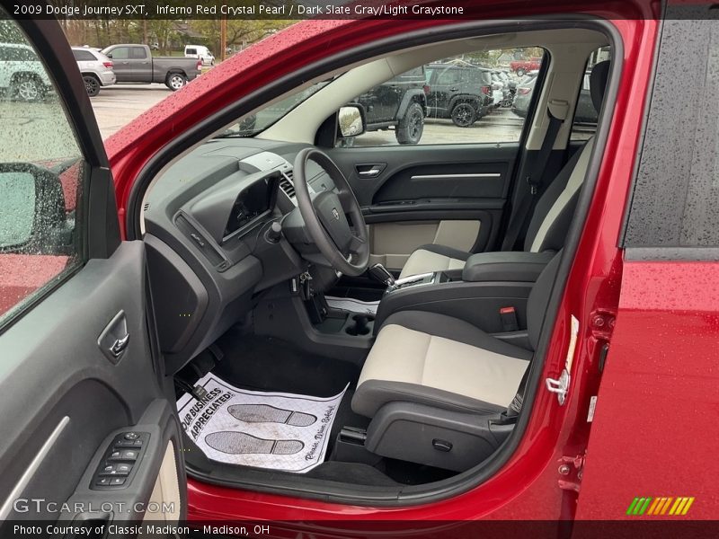 Inferno Red Crystal Pearl / Dark Slate Gray/Light Graystone 2009 Dodge Journey SXT