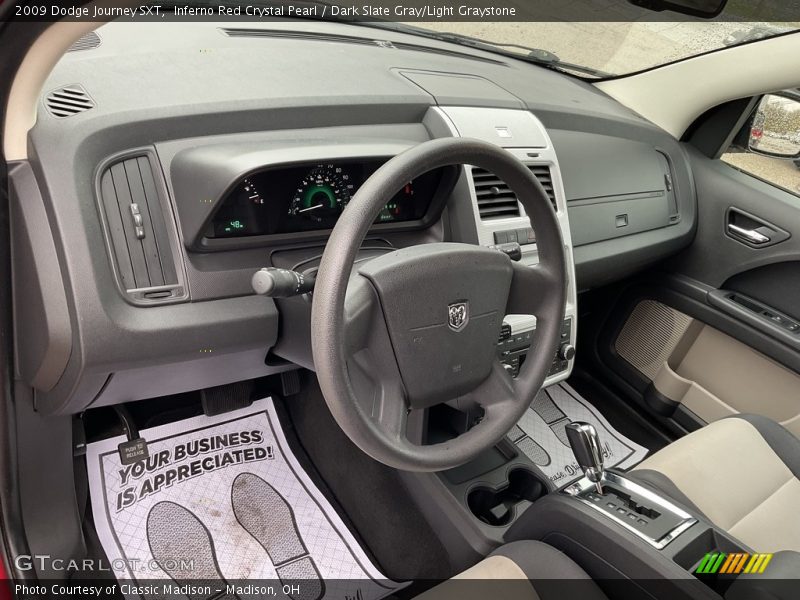 Inferno Red Crystal Pearl / Dark Slate Gray/Light Graystone 2009 Dodge Journey SXT