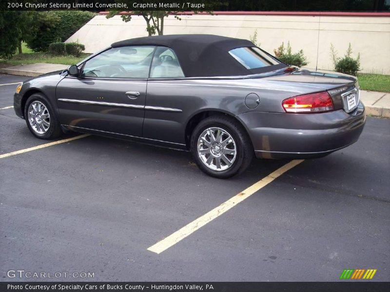 Graphite Metallic / Taupe 2004 Chrysler Sebring Limited Convertible