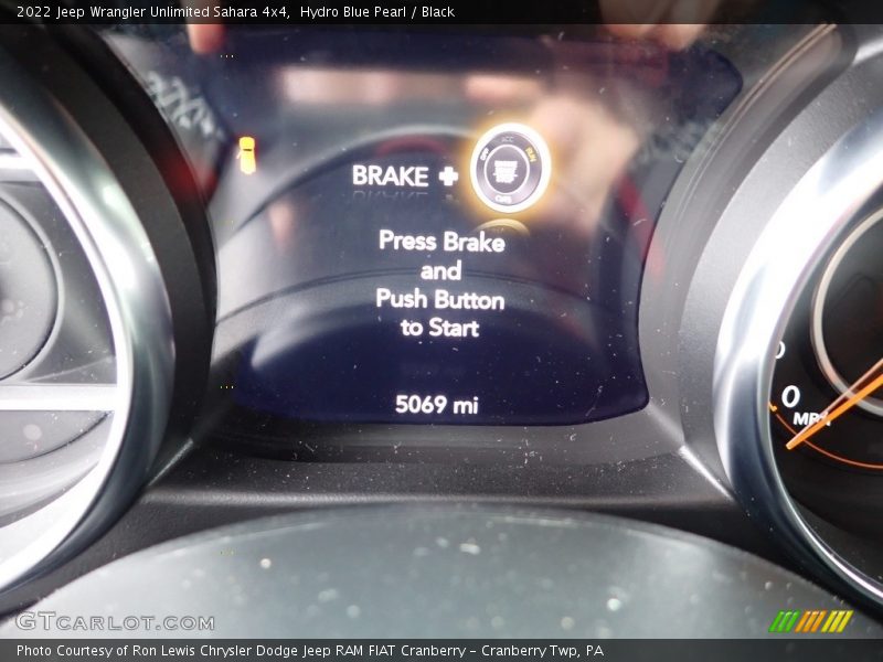 Hydro Blue Pearl / Black 2022 Jeep Wrangler Unlimited Sahara 4x4