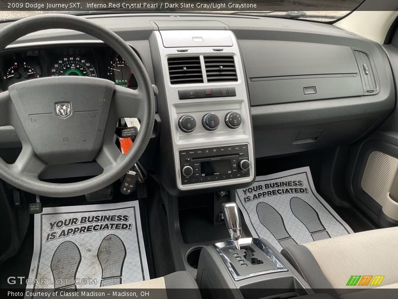 Inferno Red Crystal Pearl / Dark Slate Gray/Light Graystone 2009 Dodge Journey SXT