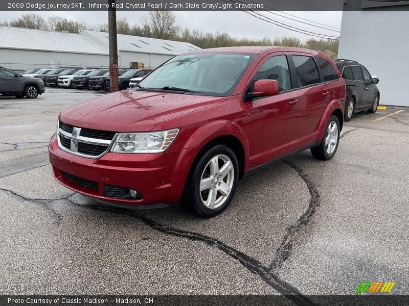 Inferno Red Crystal Pearl / Dark Slate Gray/Light Graystone 2009 Dodge Journey SXT