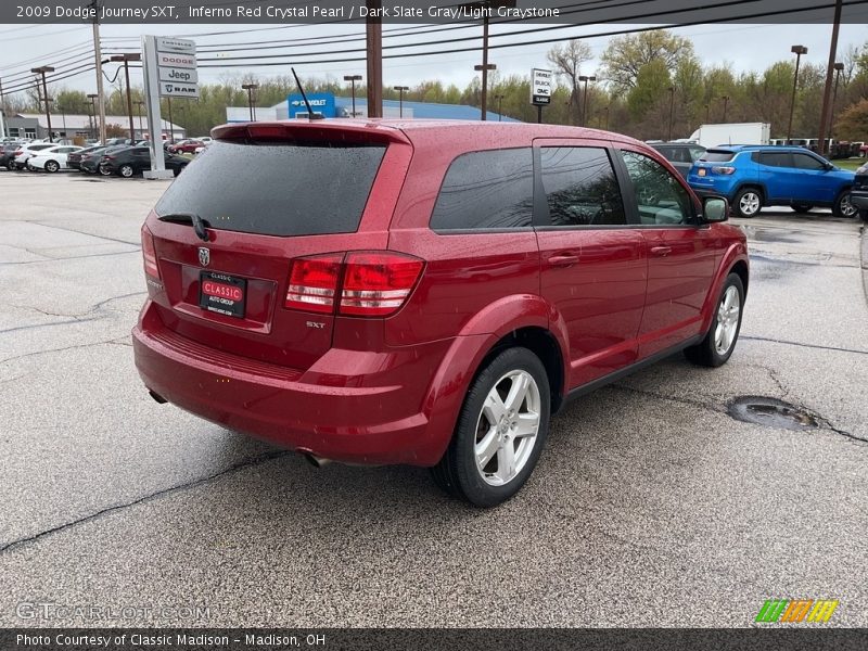 Inferno Red Crystal Pearl / Dark Slate Gray/Light Graystone 2009 Dodge Journey SXT