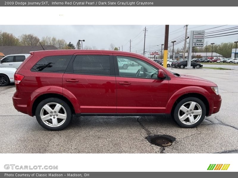 Inferno Red Crystal Pearl / Dark Slate Gray/Light Graystone 2009 Dodge Journey SXT