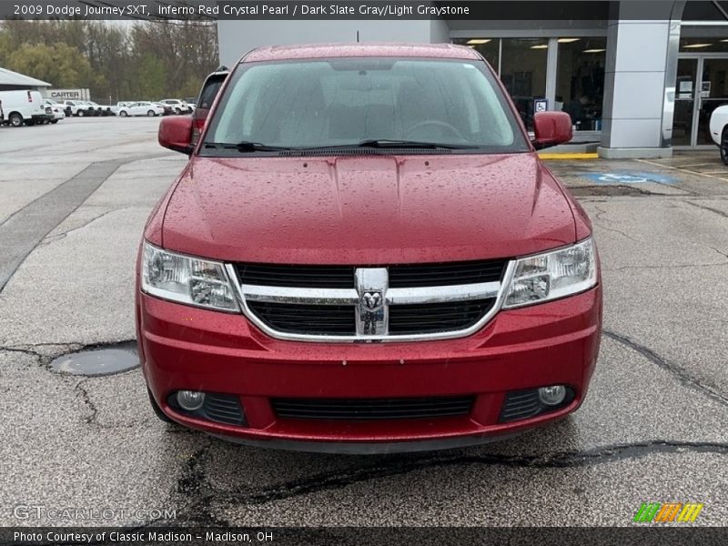Inferno Red Crystal Pearl / Dark Slate Gray/Light Graystone 2009 Dodge Journey SXT