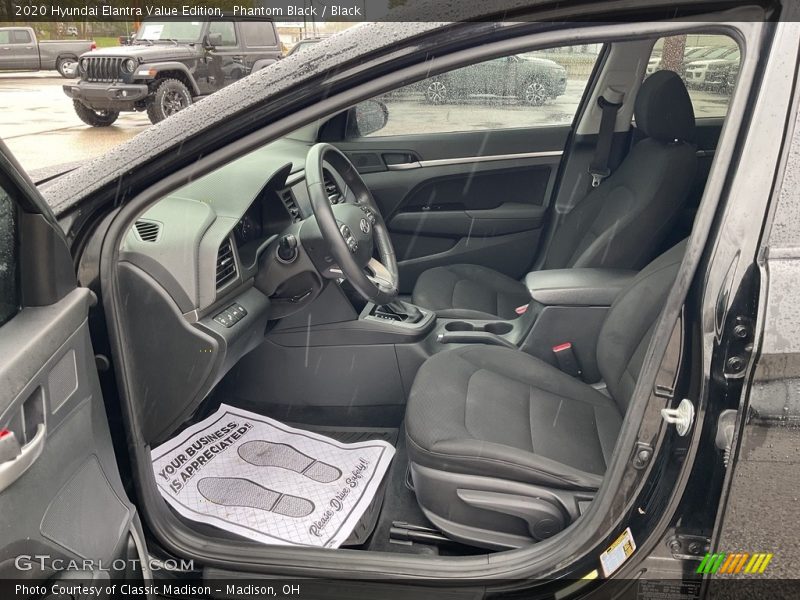 Phantom Black / Black 2020 Hyundai Elantra Value Edition
