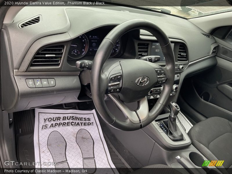 Phantom Black / Black 2020 Hyundai Elantra Value Edition