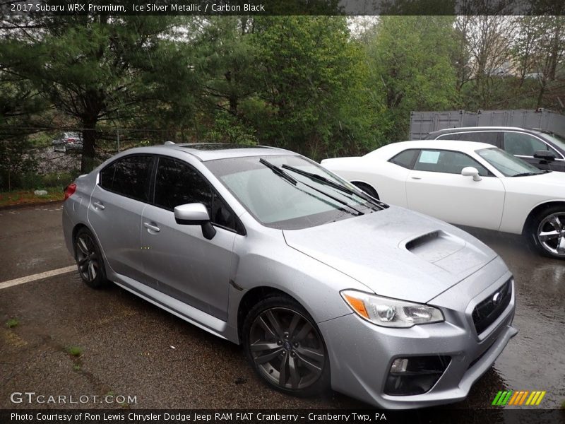 Ice Silver Metallic / Carbon Black 2017 Subaru WRX Premium