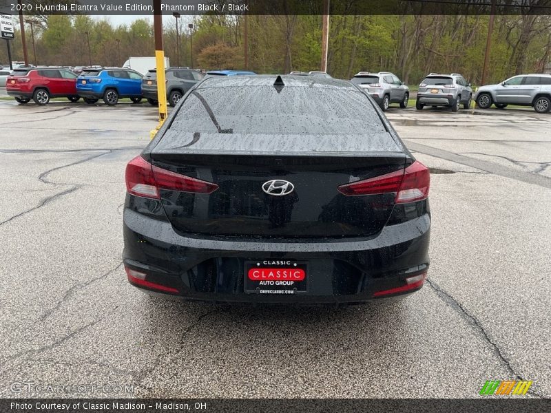 Phantom Black / Black 2020 Hyundai Elantra Value Edition
